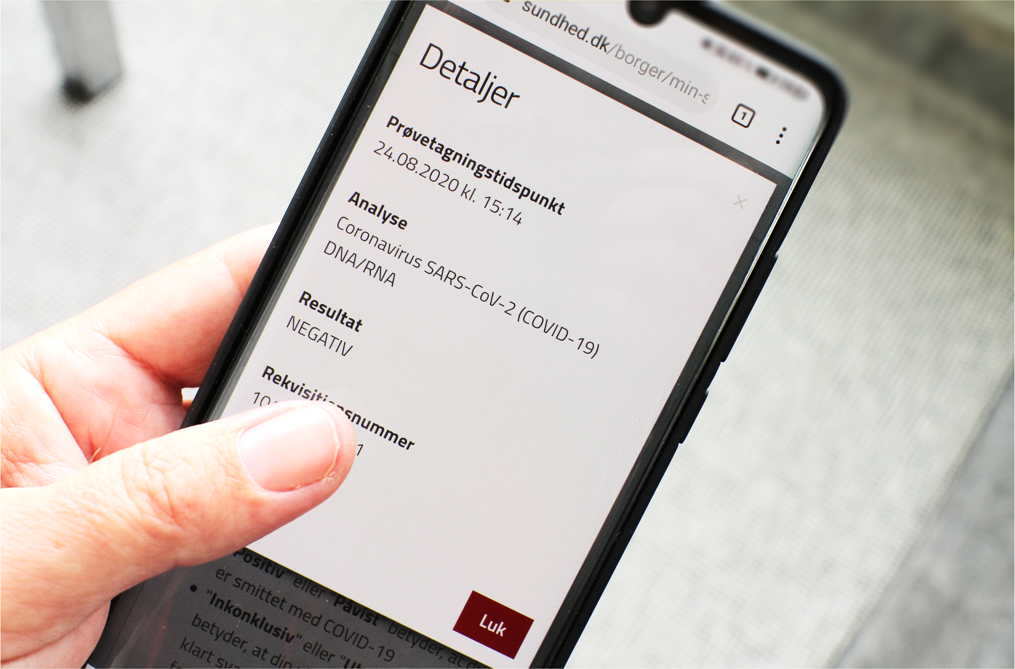 Visning av informasjon på en mobilskjerm