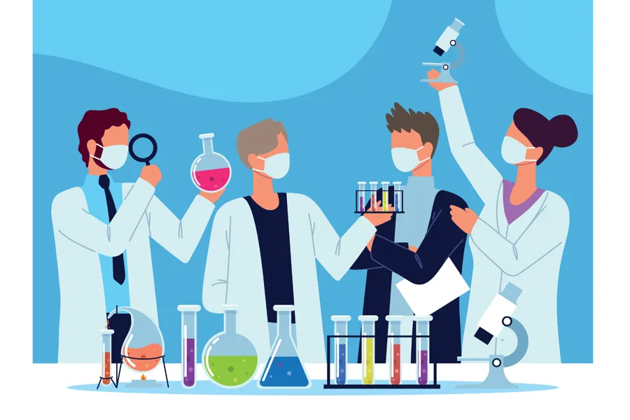 En gruppe mennesker i en sirkel