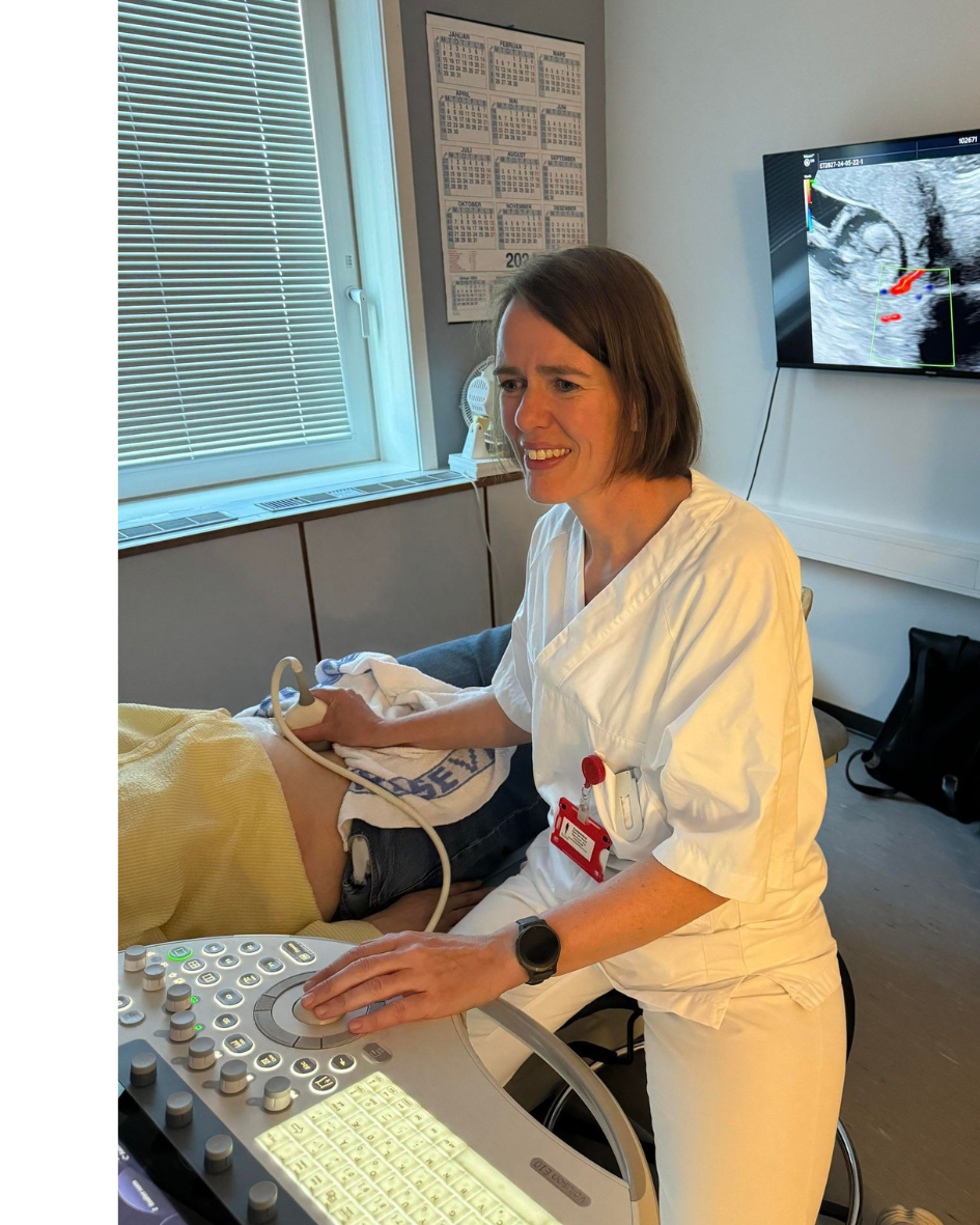 Svoren som gir ultralydundersøkelse