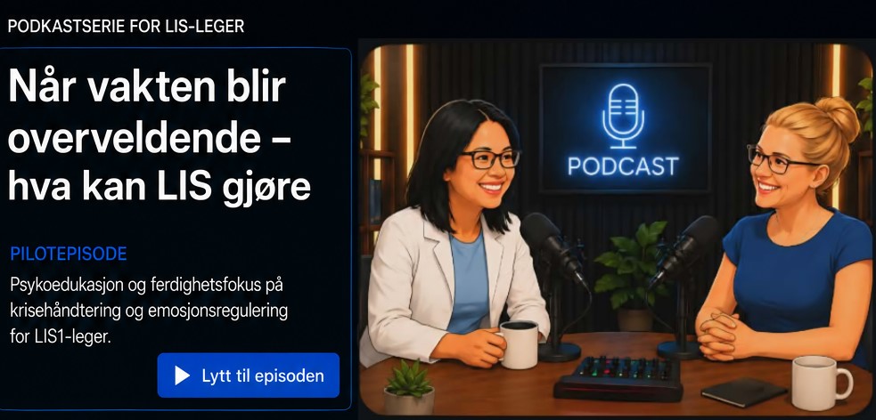 En person som snakker med en annen kvinne