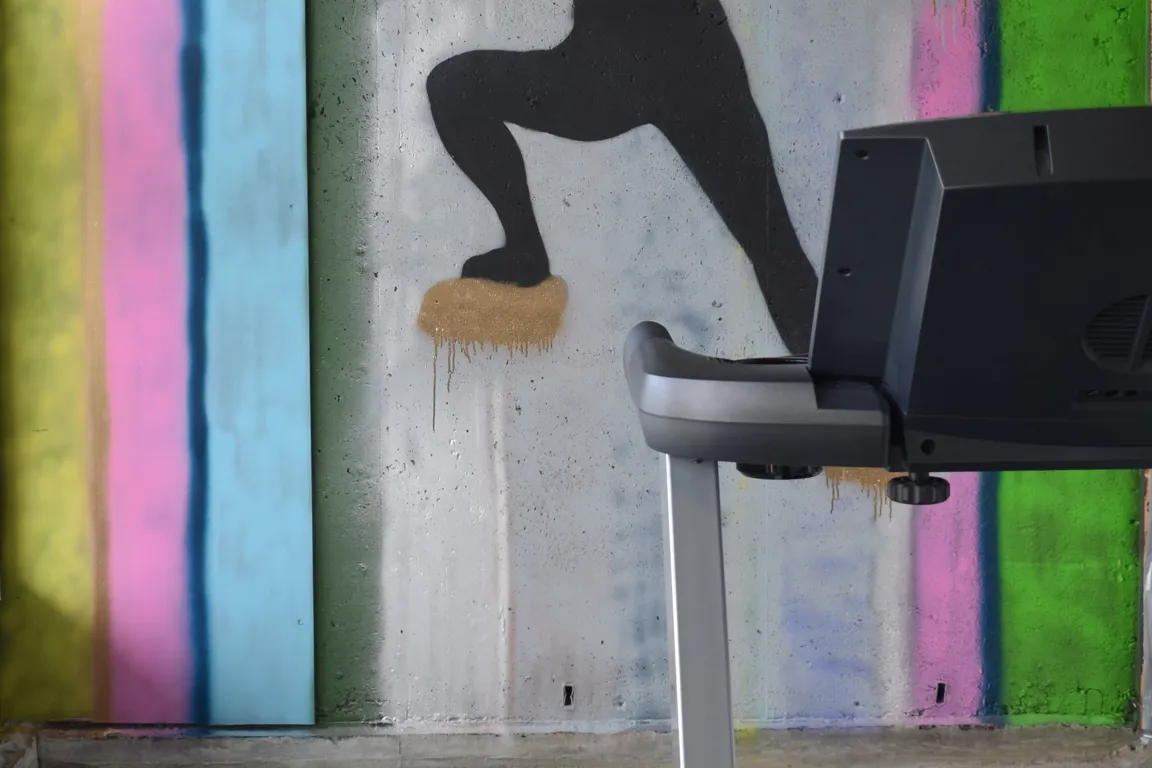 Tredemølle på innebygd veranda