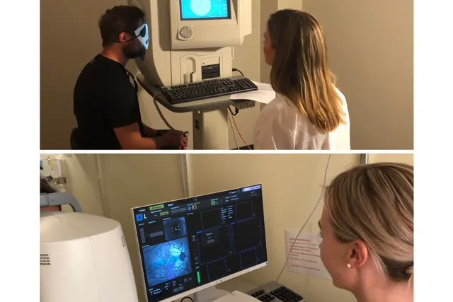 Frå augepoliklinikken i Ålesund.