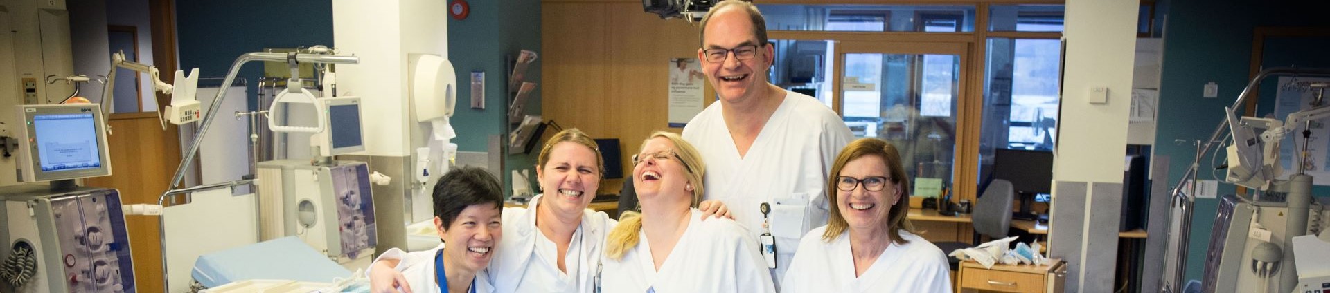 A group of people in a room