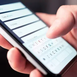 Digitalt skjema på mobil. Illustrasjonsbilde: Colourbox.com