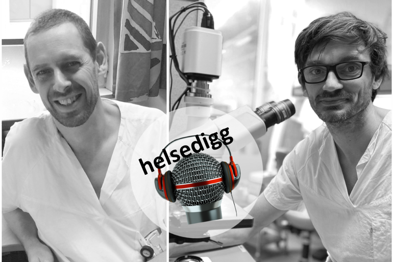 Smittevernoverlege Jørn Åge Longva og overlege i medisinsk mikrobiologi Einar Nilsen