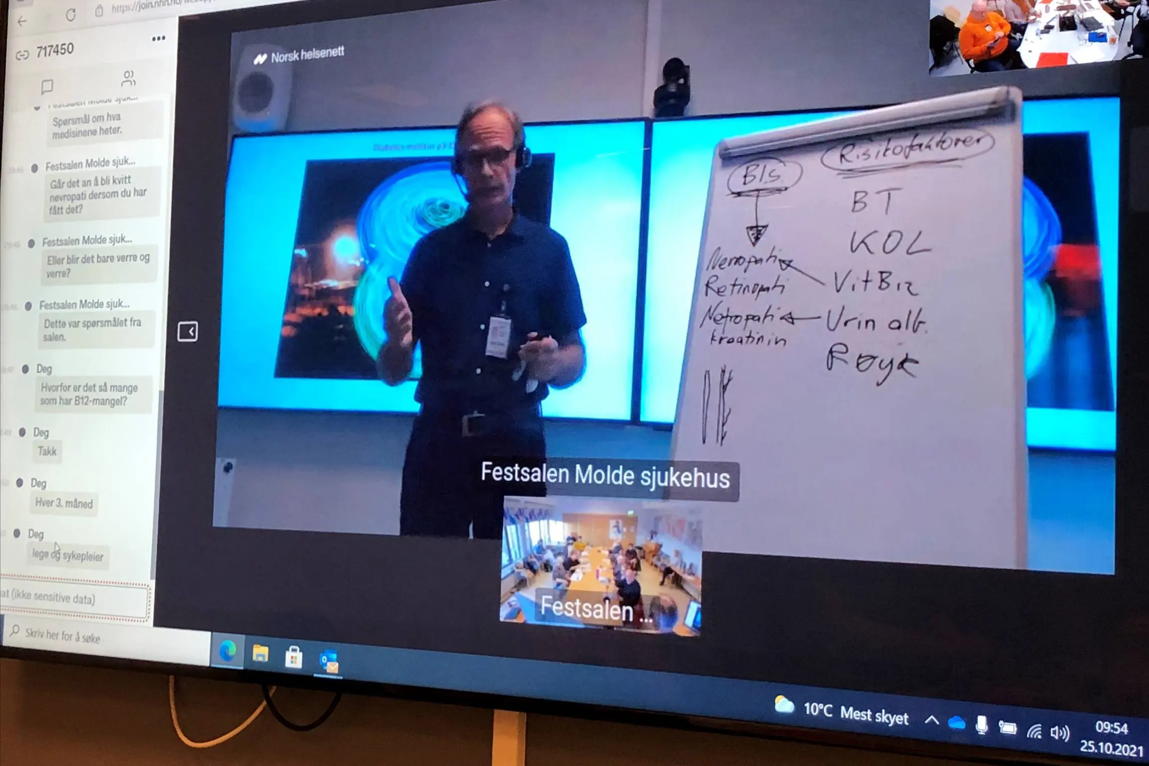 Digitalt overført fysisk kurs Molde