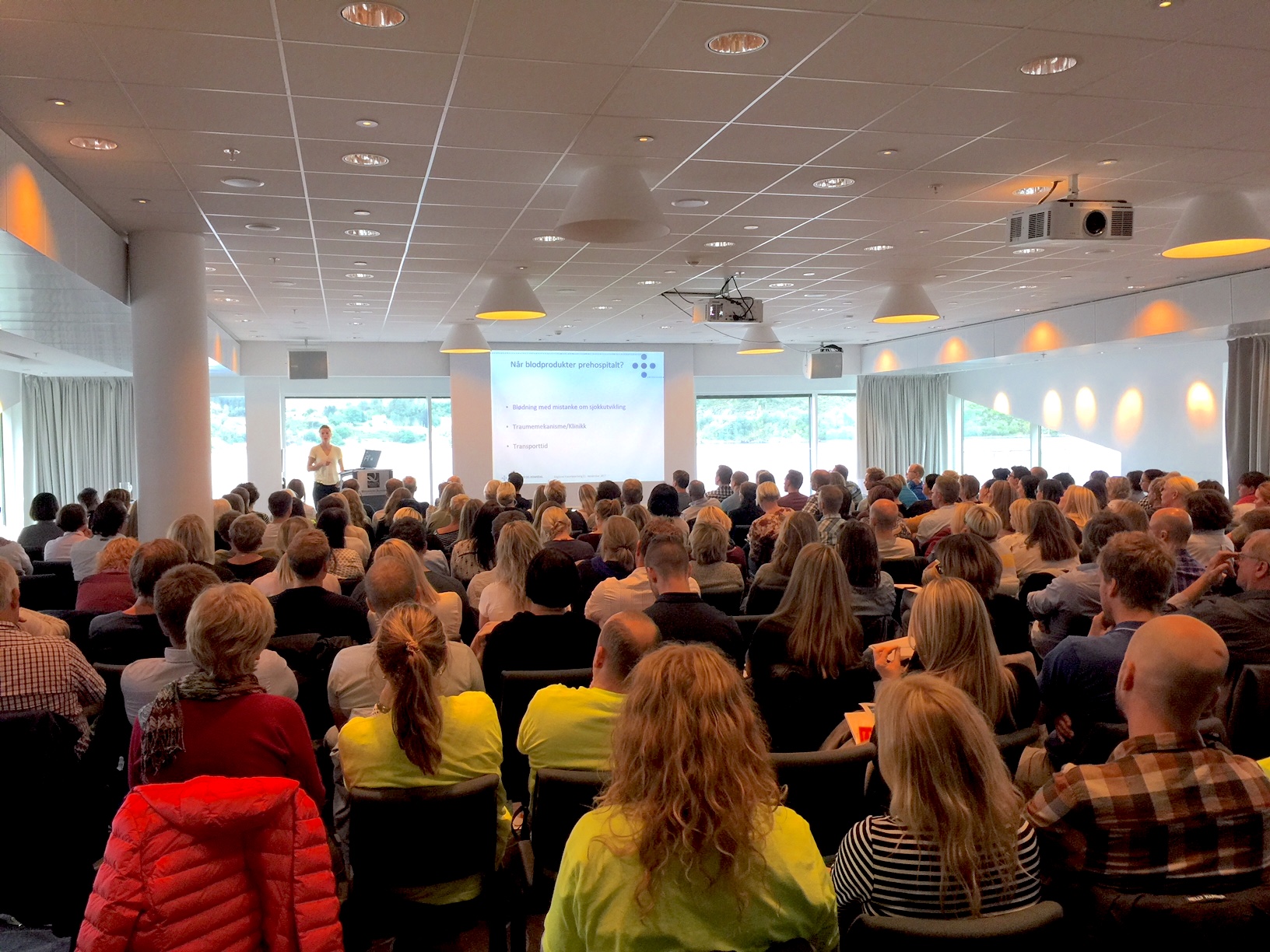 Rekordstor oppslutning på traumesamlinga