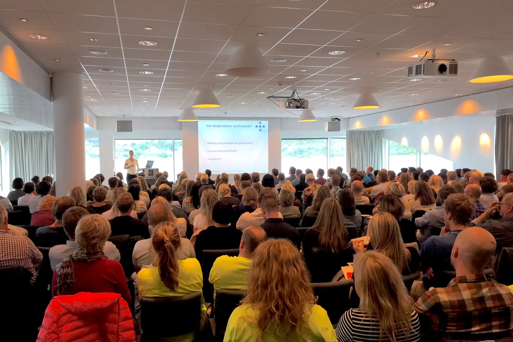 Rekordstor oppslutning på traumesamlinga