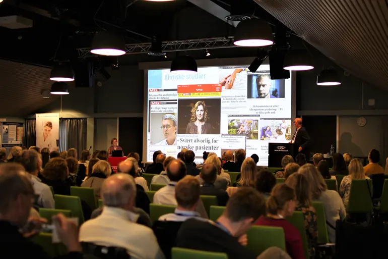 Konferansesalen under Regional forskingskonferanse for Helse Midt-Norge 2019 i Kristiansund