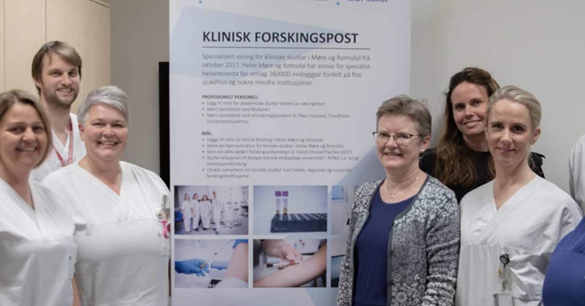 Feira opprettinga av eigen seksjon for kliniske studiar - Helse Møre og ...