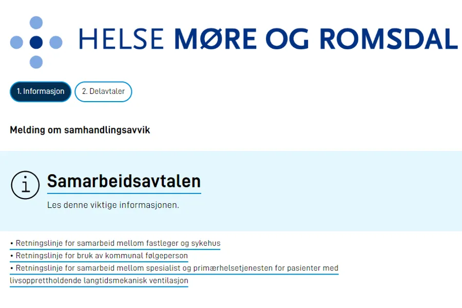 døme avvik