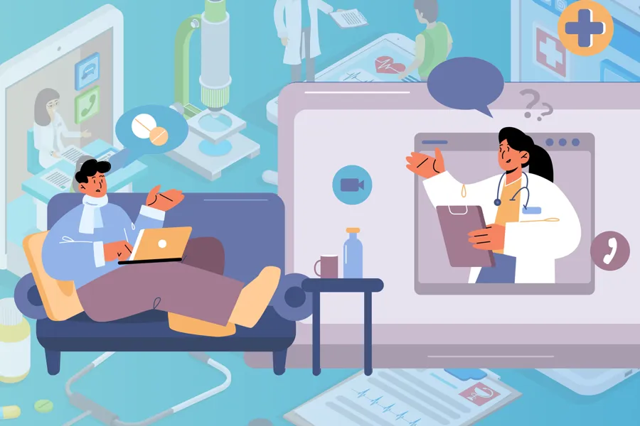 Noen få personer som arbeider på en datamaskin