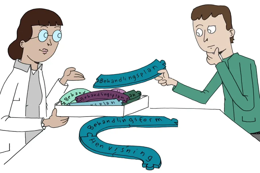 Sette sammen flire delar til eit heilt forløp