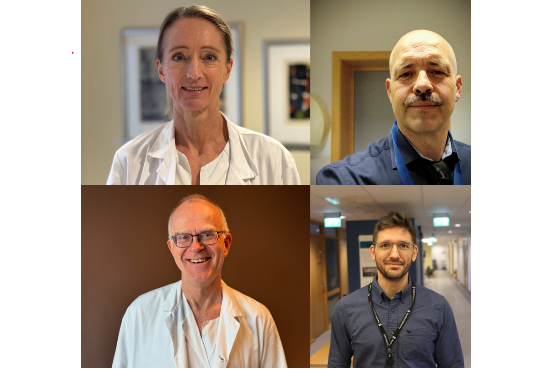 En gruppe personer som smiler til kamera